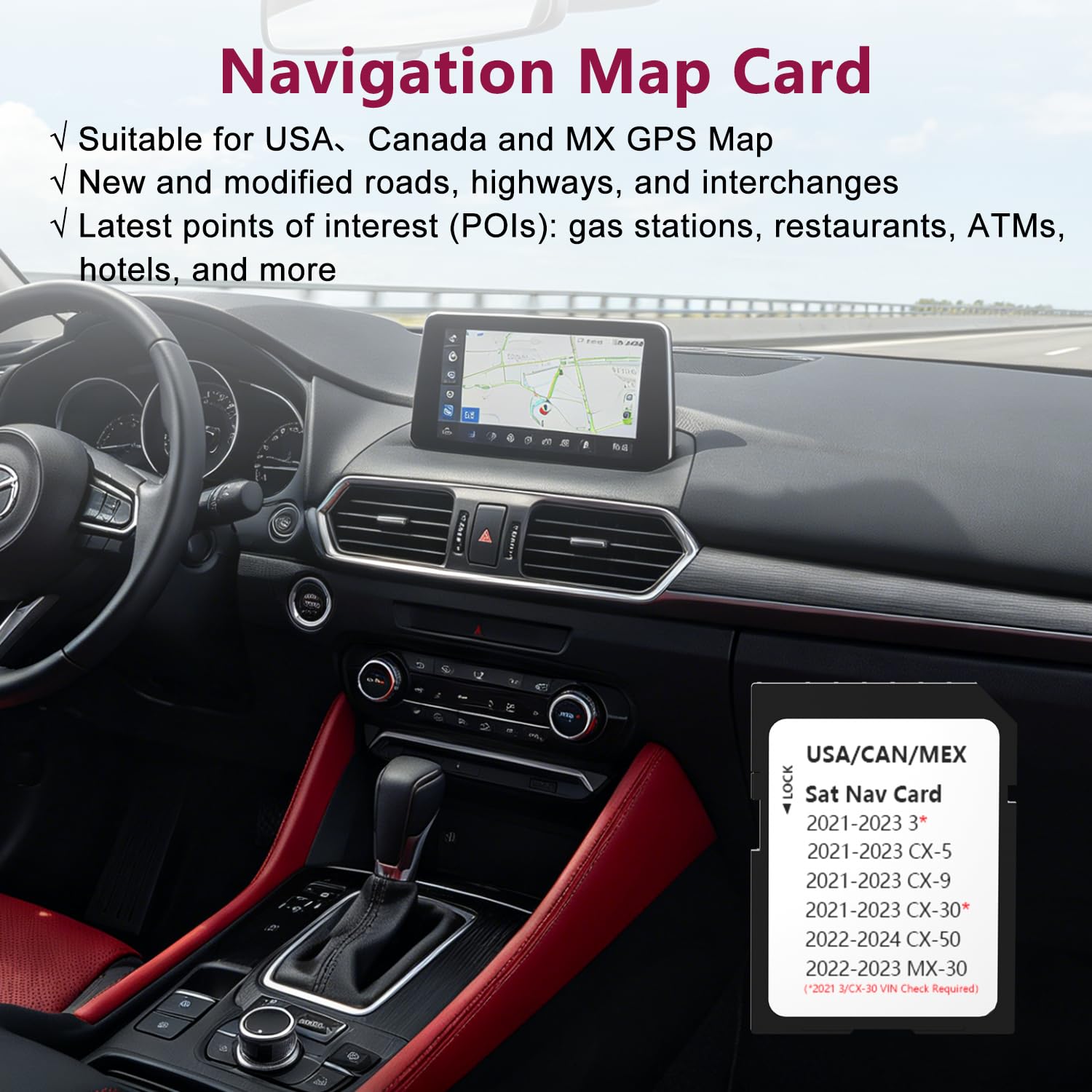 Amazon.co.jp: マツダ用ナビSDカード - マツダ CX-5(2021-23)、CX-30